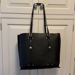 NWT Rag & Bone Black Leather Tote Bag